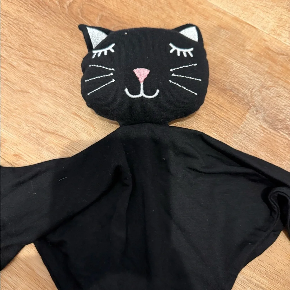 Black Cat Little Sleepies Lovey - Picture 2 of 4